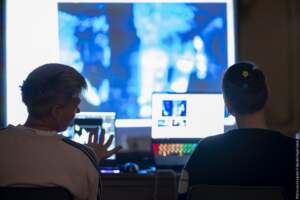 Strip Core, Forum Ljubljana – WORKSHOP VIDEOMAPPING LIGHTING GUERRILLA